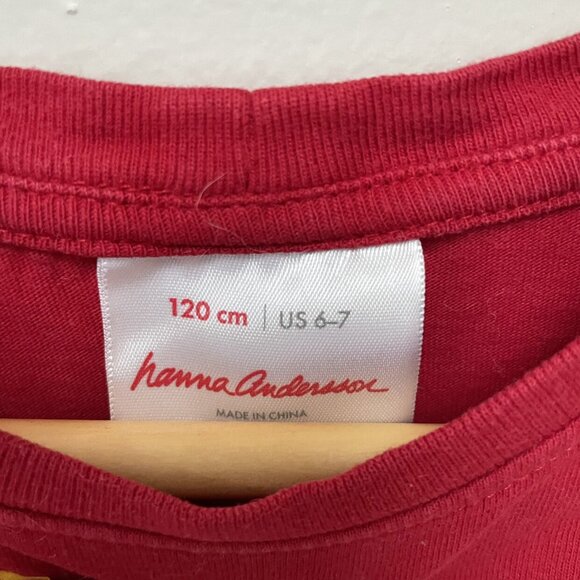 Hanna Andersson Red Unicorn Top - Picture 5 of 6